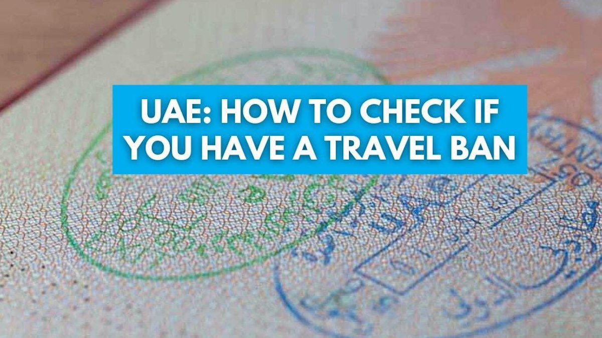 Travel Ban in UAE